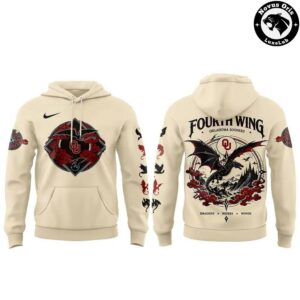 Oklahoma Sooners x Fourth Wing Leader Night 2026 Hoodie 2