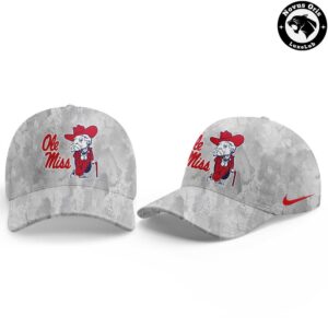 Ole Miss Rebels Wear White Camo 2026 Hoodie 3