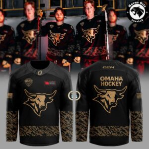 Omaha Mavericks x Military Appreciation 2026 Custom Hockey Jersey 2
