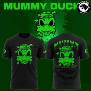 Oregon Ducks Mummy Ducks Halloween 2026 T Shirt 4