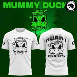 Oregon Ducks Mummy Ducks Halloween 2026 T Shirt 6
