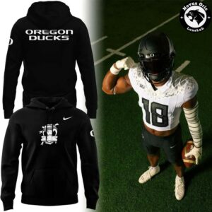 Oregon Ducks Mummy Mode 2026 Black Hoodie 1