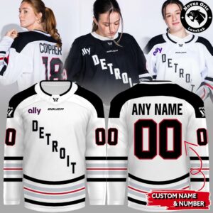 PWHL Detroit Home Away 2026 Personalized Hockey Jersey 2