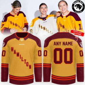PWHL Hamilton Home Away 2026 Personalized Hockey Jersey
