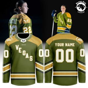 PWHL Las Vegas First Ever Pick 2026 Custom Hockey Jersey 1