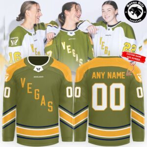 PWHL Las Vegas Home Away 2026 Personalized Hockey Jersey