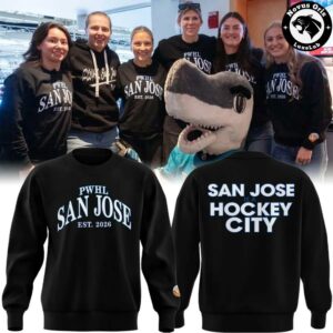 PWHL San Jose San Jose Is A Hockey City 2026 Sweatshirt 1