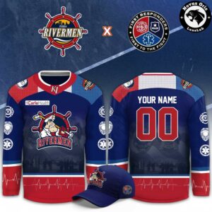 Peoria Rivermen First Responders Night 2026 Custom Hockey Jersey