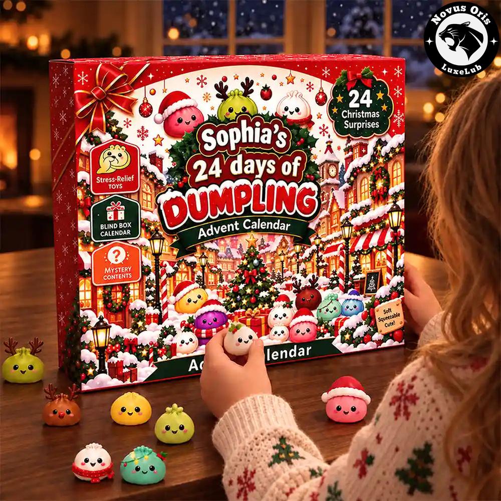 Personalized 24 Days Of Dumpling Christmas 2026 Advent Calendar Squishy Toys Gift Box Personalized 24 Days Of Dumpling Christmas 2026 Advent Calendar Squishy Toys Gift Box