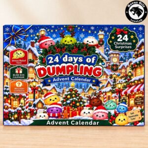 Personalized 24 Days Of Dumpling Christmas 2026 Advent Calendar Squishy Toys Gift Box 11