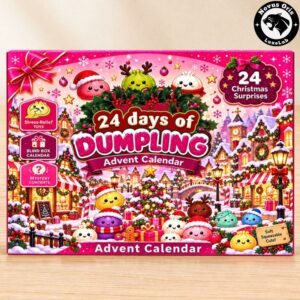 Personalized 24 Days Of Dumpling Christmas 2026 Advent Calendar Squishy Toys Gift Box 13