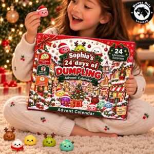 Personalized 24 Days Of Dumpling Christmas 2026 Advent Calendar Squishy Toys Gift Box 2