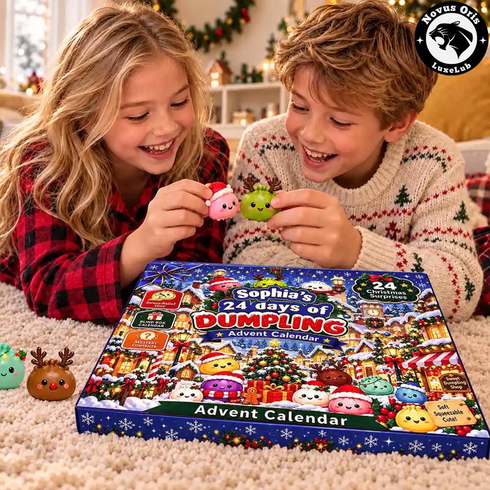 Personalized 24 Days Of Dumpling Christmas 2026 Advent Calendar Squishy Toys Gift Box Personalized 24 Days Of Dumpling Christmas 2026 Advent Calendar Squishy Toys Gift Box