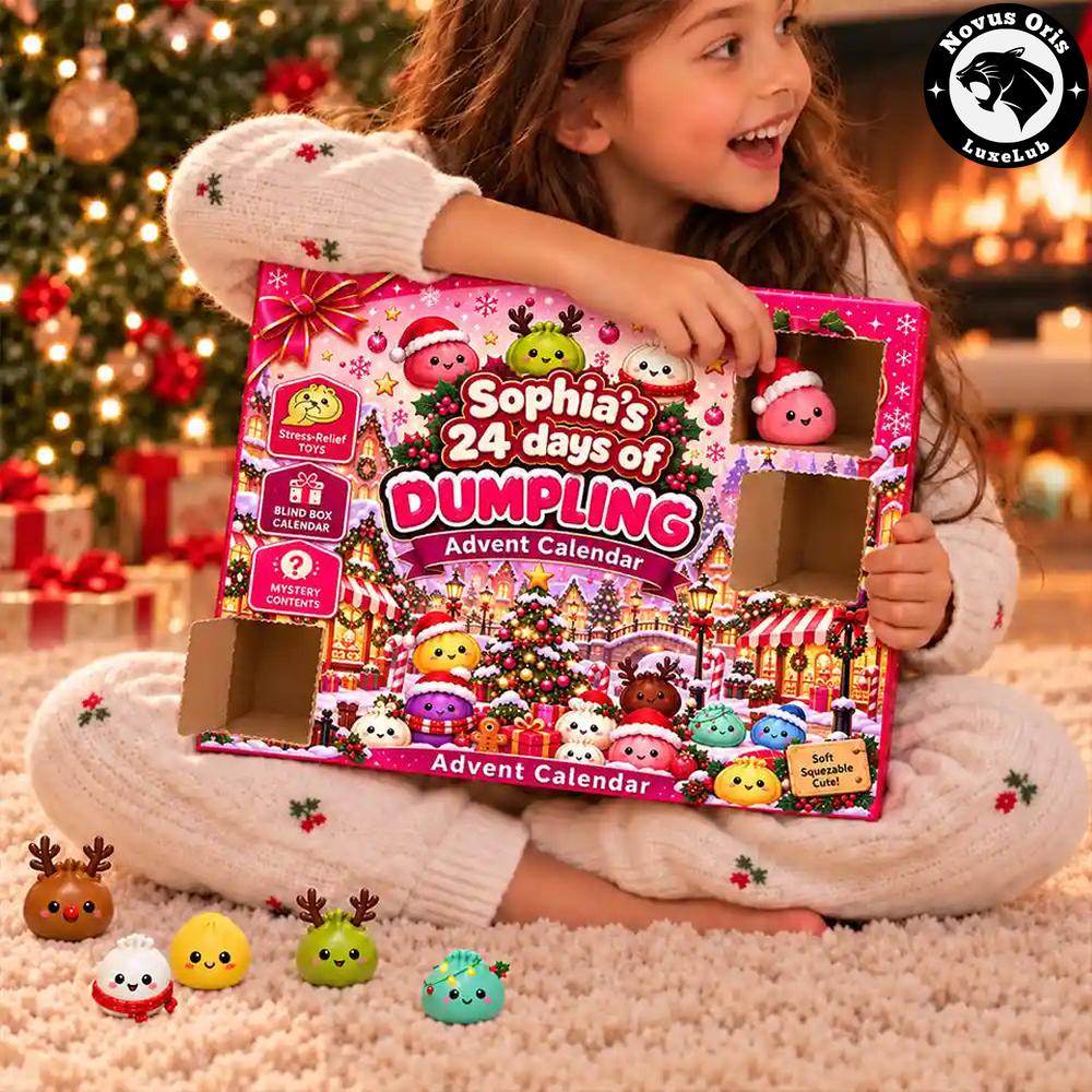 Personalized 24 Days Of Dumpling Christmas 2026 Advent Calendar Squishy Toys Gift Box Personalized 24 Days Of Dumpling Christmas 2026 Advent Calendar Squishy Toys Gift Box