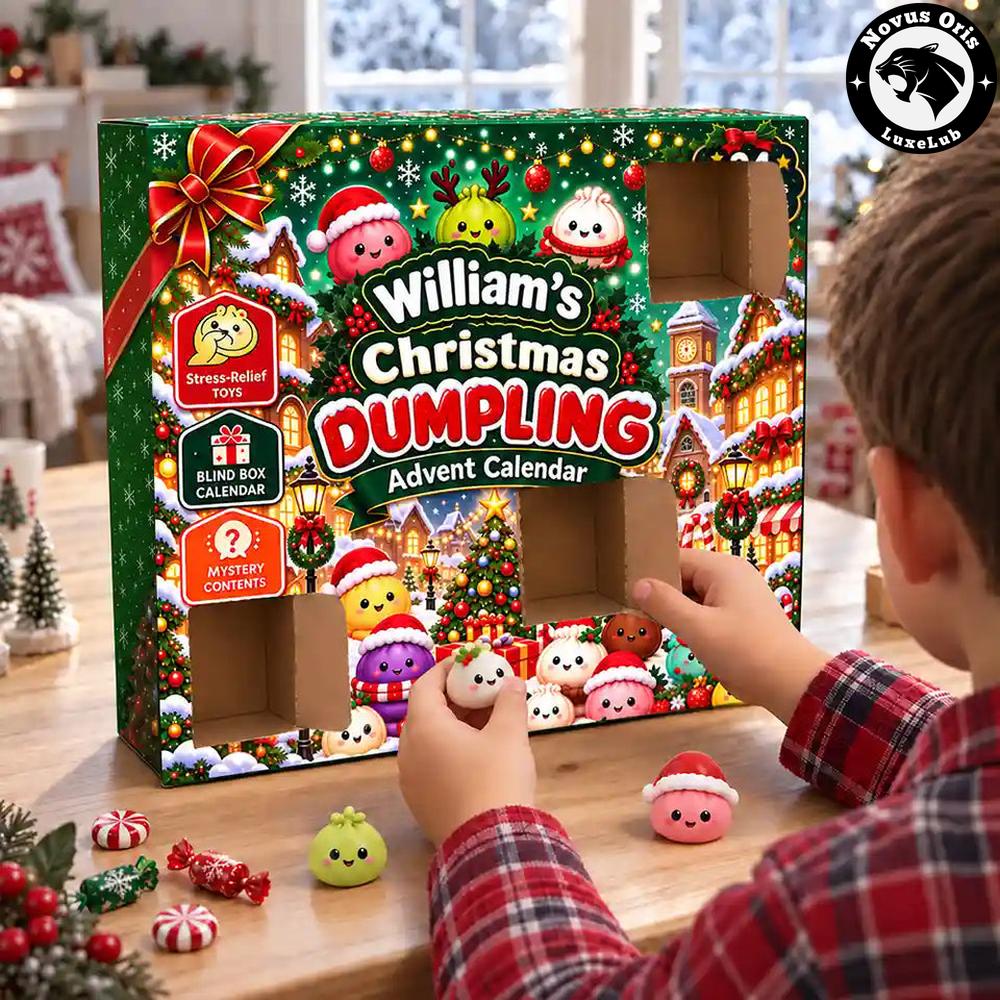 Personalized 24 Days Of Dumpling Christmas 2026 Advent Calendar Squishy Toys Gift Box Personalized 24 Days Of Dumpling Christmas 2026 Advent Calendar Squishy Toys Gift Box