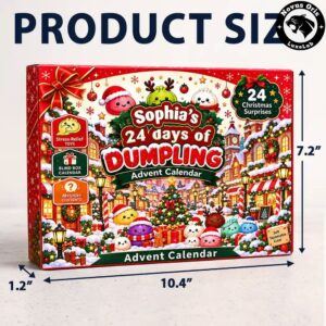 Personalized 24 Days Of Dumpling Christmas 2026 Advent Calendar Squishy Toys Gift Box 9