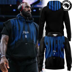 Philadelphia 76ers 2026 Black Blue Hoodie