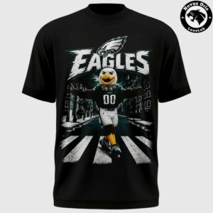 Philadelphia Eagles Fly Eagles Fly 2026 Black T Shirt 2