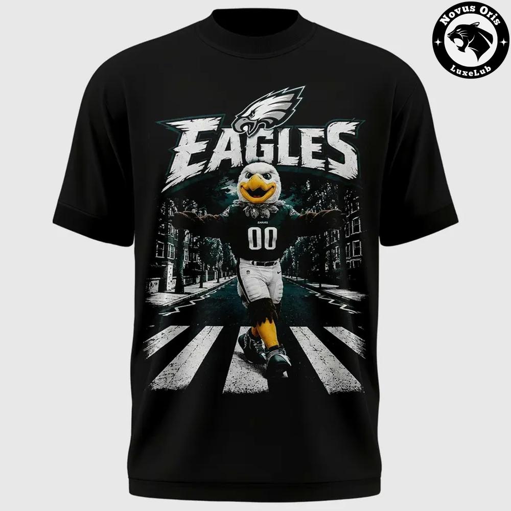 Philadelphia Eagles Fly Eagles Fly 2026 Black T-Shirt Philadelphia Eagles Fly Eagles Fly 2026 Black T-Shirt