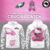 Philadelphia Eagles x Hello Kitty Crucial Catch 2026 T-Shirt