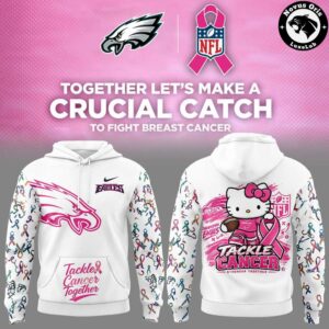 Philadelphia Eagles x Hello Kitty Crucial Catch 2026 Hoodie