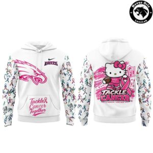 Philadelphia Eagles x Hello Kitty Crucial Catch 2026 Hoodie 2