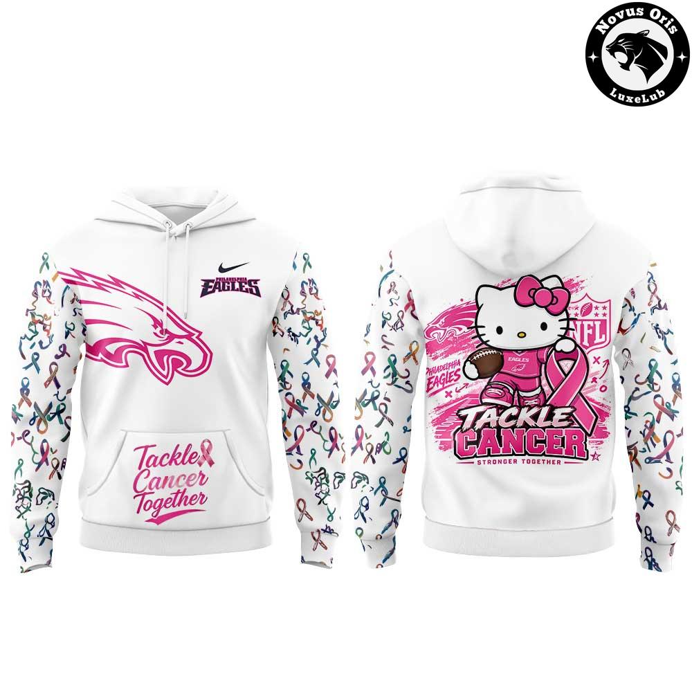 Philadelphia Eagles x Hello Kitty Crucial Catch 2026 Hoodie Philadelphia Eagles x Hello Kitty Crucial Catch 2026 Hoodie