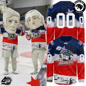 Rapid City Rush USA Patriot Night 2026 Custom Hockey Jersey