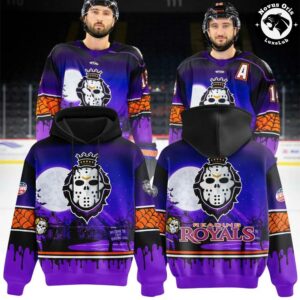 Reading Royals Halloween 2026 Purple Fleece Hoodie