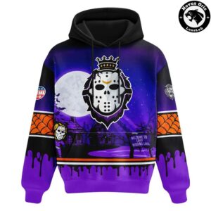 Reading Royals Halloween 2026 Purple Fleece Hoodie 2