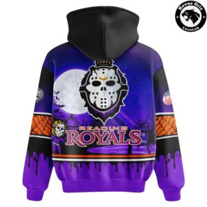 Reading Royals Halloween 2026 Purple Fleece Hoodie 3