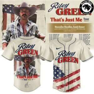 Riley Green That’s Just Me Tour 2027 Baseball Jersey