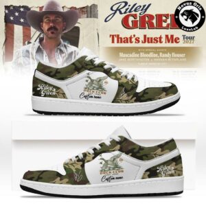 Riley Green Thats Just Me Tour 2027 Custom Air Force 1 2