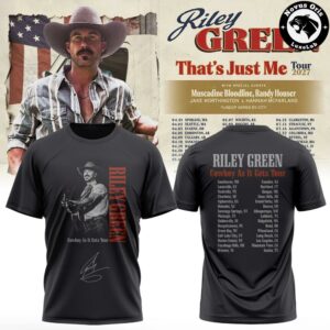 Riley Green Thats Just Me Tour 2027 Graphic T Shirt 12
