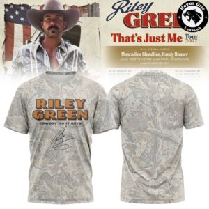Riley Green Thats Just Me Tour 2027 Graphic T Shirt 2