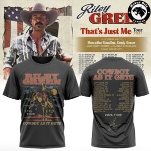 Riley Green Thats Just Me Tour 2027 Graphic T Shirt 6
