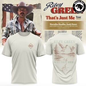 Riley Green Thats Just Me Tour 2027 Graphic T Shirt 8