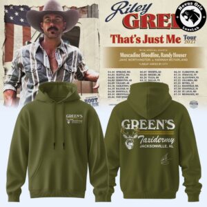 Riley Green Thats Just Me Tour 2027 Pullover Hoodie 2