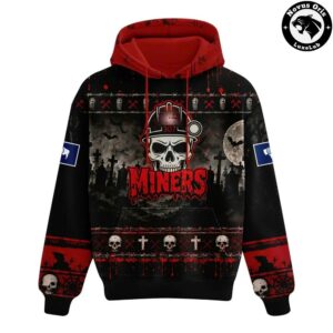 Rock Springs Miners Halloween 2026 Red Fleece Hoodie 2