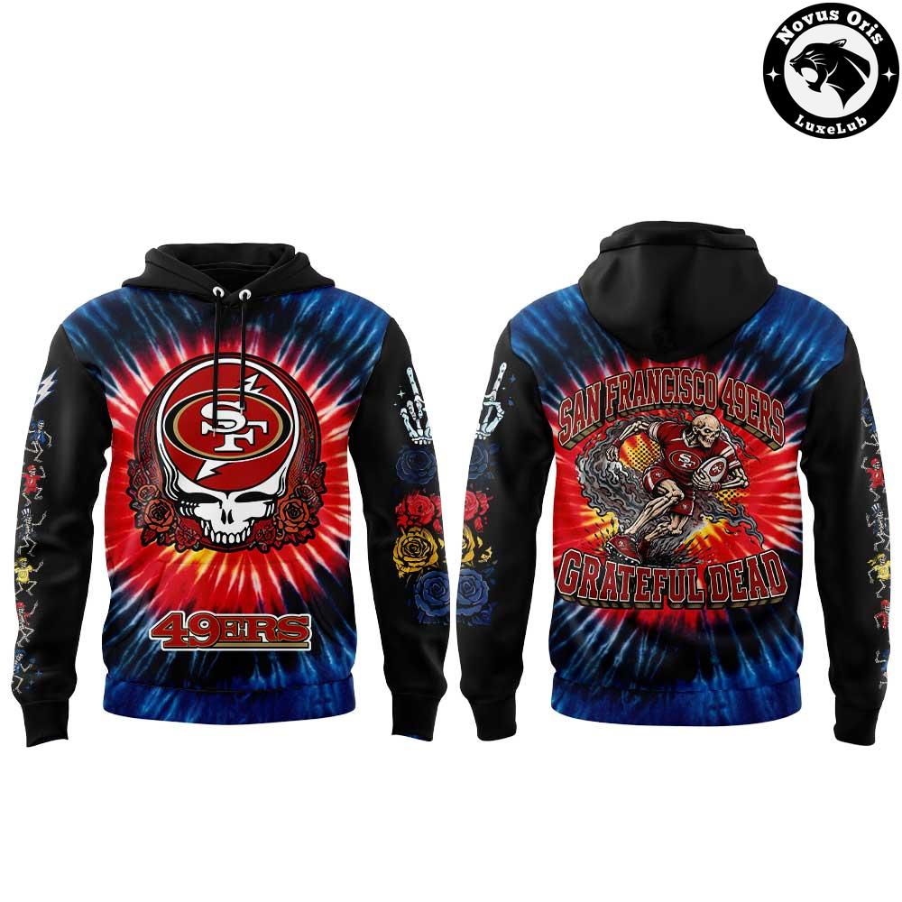 San Francisco 49ers x Grateful Dead Skeletons 2026 Hoodie San Francisco 49ers x Grateful Dead Skeletons 2026 Hoodie