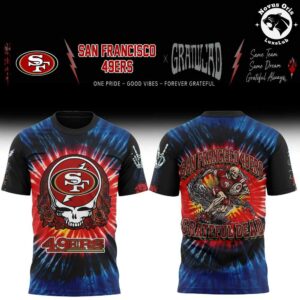 San Francisco 49ers x Grateful Dead Skeletons 2026 T-Shirt