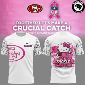 San Francisco 49ers x Hello Kitty Crucial Catch 2026 T-Shirt