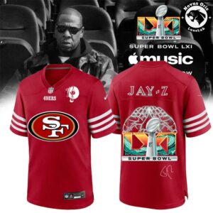 San Francisco 49ers x Jay Z Super Bowl LXI Custom Football Jersey 4