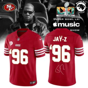 San Francisco 49ers x Jay Z Super Bowl LXI Custom Football Jersey 8