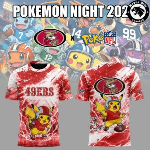 San Francisco 49ers x Pokemon Night 2026 T-Shirt