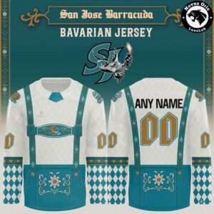 San Jose Barracuda Oktoberfest 2026 Custom Hockey Jersey