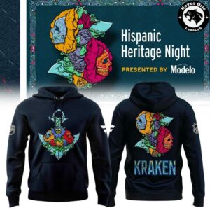 Seattle Kraken Hispanic Heritage Night 2026 Black Hoodie