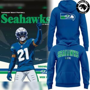 Seattle Seahawks Throwback 2026 Royal Blue Hoodie