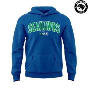 Seattle Seahawks Throwback 2026 Royal Blue Hoodie 2