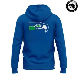 Seattle Seahawks Throwback 2026 Royal Blue Hoodie 3
